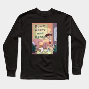 Dancing cat Long Sleeve T-Shirt